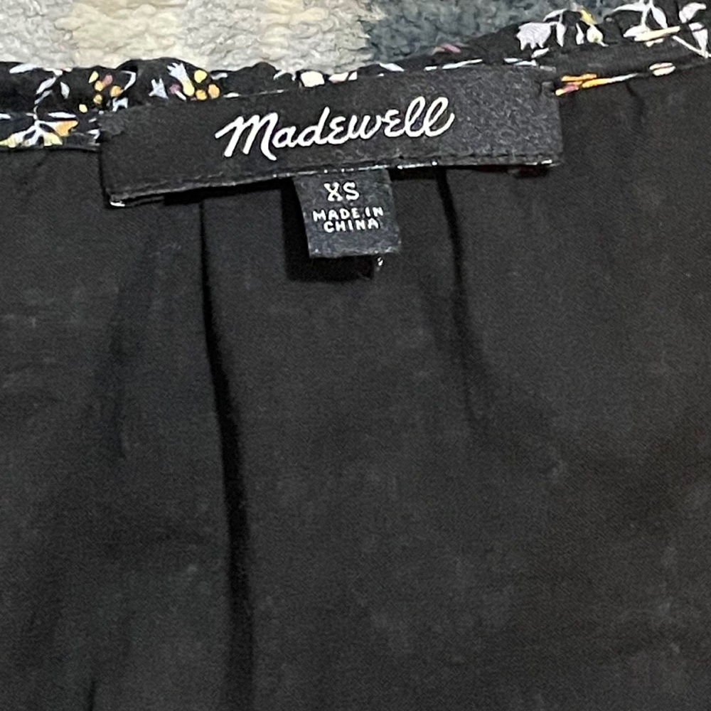 Madewell Ruffle Button-Front Trapeze Dress - Picture 4 of 9